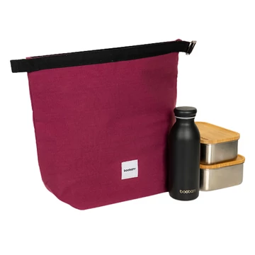 BOOBAM®BAG 2.0 EBÉDTÁSKA/ ÉTELHORDÓ TÁSKA - BÍBORVÖRÖS