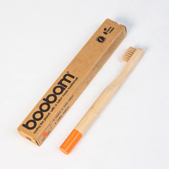 boobam®style bambusz szines fogkefe gyerekeknek 