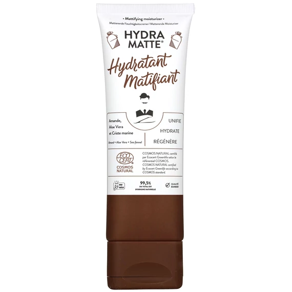 Férfi arckrém természetes összetevőkkel – Monsieur Barbier HYDRA MATTE tubusos kiszerelésben