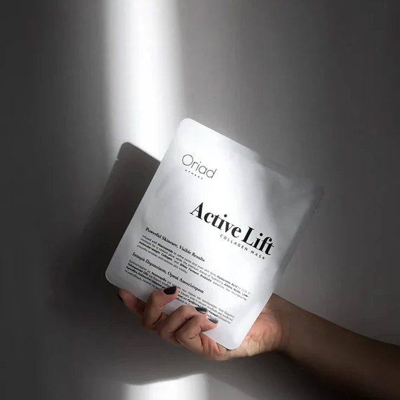 Niacinamidos és hialuronsavas kollagén maszk - K-beauty típusú, átlátszóvá válik